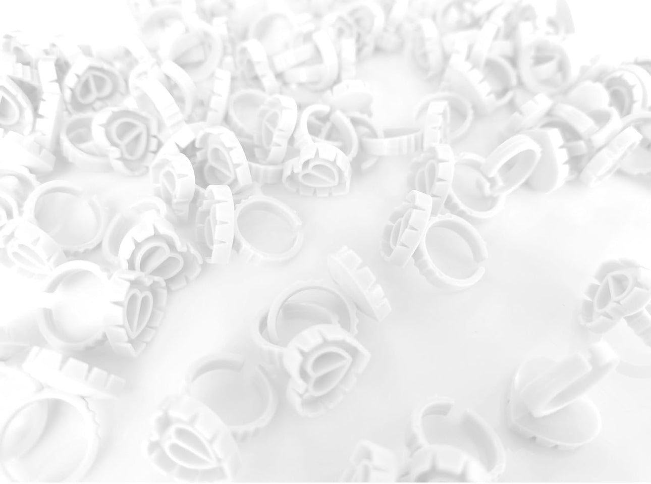 Heart Glue Rings (100)