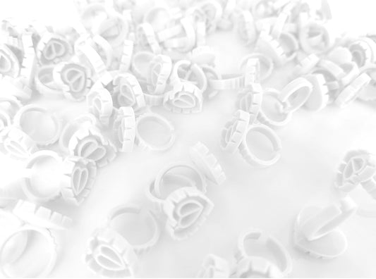 Heart Glue Rings (100)